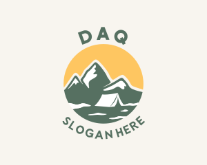 Outdoor Camp Mountain  Logo
