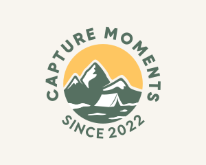 Eco Park - Outdoor Camp Mountain logo design