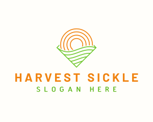 Agriculture Farm Field logo design