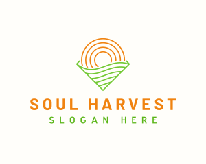 Agriculture Farm Field logo design