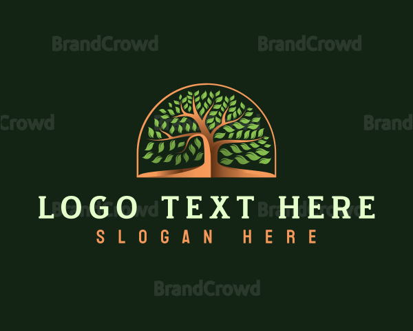 Tree Nature Gardening Logo