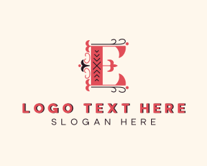 Elegant - Elegant Fashion Tailoring Letter E logo design