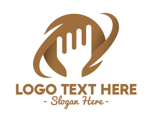 Silverware - Brown Fork Planet logo design