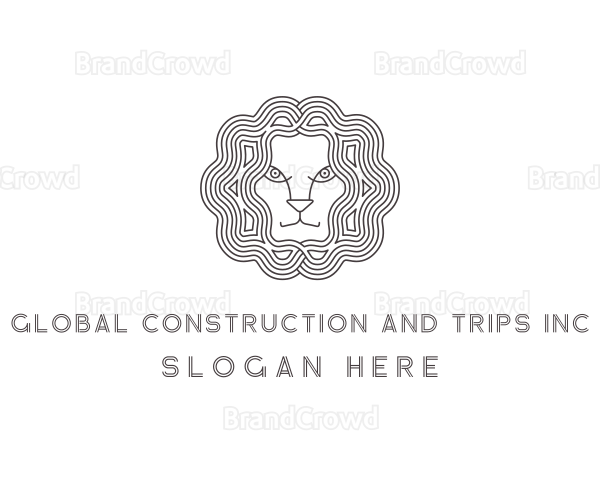 Lion Animal Head Logo