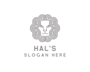 Lion Animal Head Logo