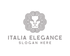 Lion Animal Head Logo