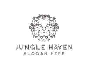 Lion Animal Head logo design