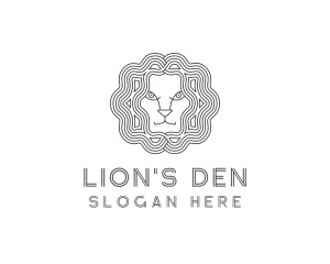 Lion Animal Head logo design