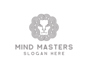 Head - Lion Animal Head logo design
