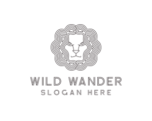 Lion Animal Head logo design