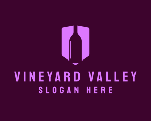 Winery - Winery Booze Shield logo design