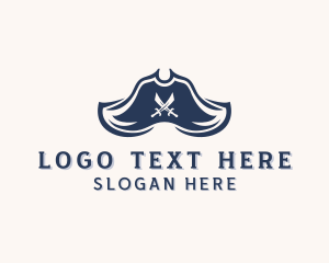 Hat - Pirate Hat Costume logo design