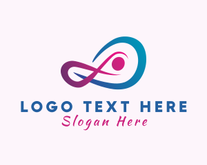 Loop - Gym Fitness Loop logo design