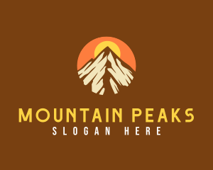 Himalayas - Mountain Peak Alps logo design