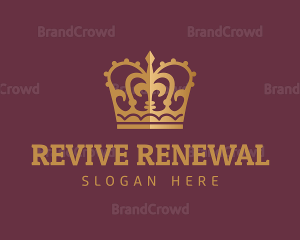 Elegant Majestic Crown Logo