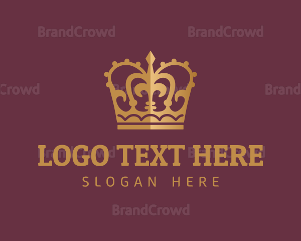 Elegant Majestic Crown Logo