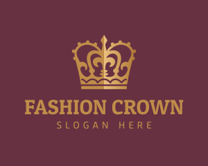 Elegant Majestic Crown logo design