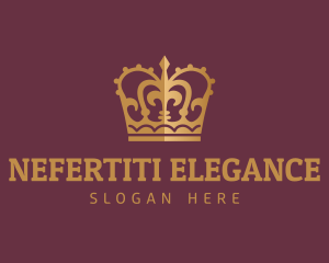 Elegant Majestic Crown logo design