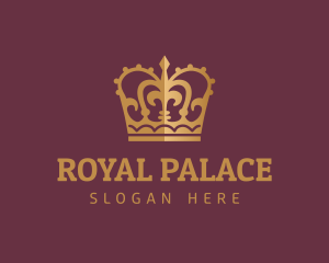 Elegant Majestic Crown logo design