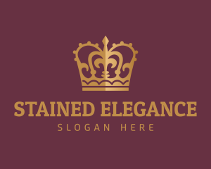 Elegant Majestic Crown logo design