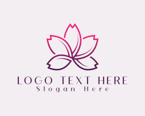 Feminine - Lotus Feminine Flower logo design