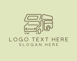 Brown - Brown Travel Campervan logo design