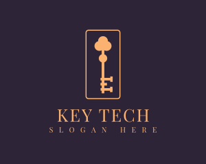 Clover Hotel Key logo design