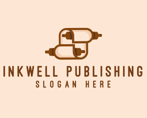 Publishing - Publishing Writer Scroll logo design