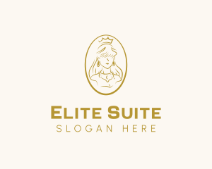 Suite - Jewelry Queen Portrait logo design