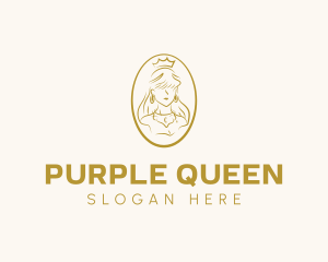 Jewelry Queen Portrait logo design