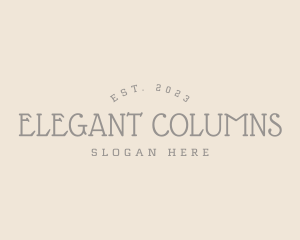 Elegant Business Company logo design