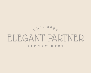 Elegant Business Company logo design