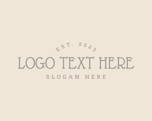 Wordmark - Elegant Business Company logo design