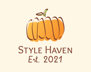 Supermarket - Autumn Pumpkin Farm logo design