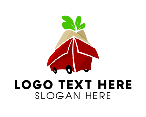 Gourmet - Vegan Taco Cart logo design