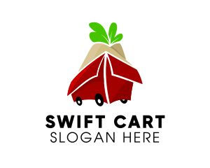 Vegan Taco Cart logo design