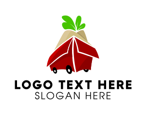 Dish - Vegan Taco Cart logo design