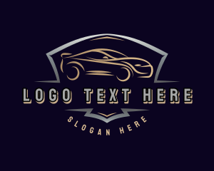 Panel Beater - Car Racing Garage logo design