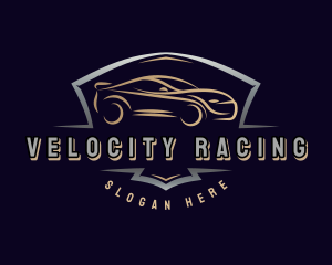 Car Racing Garage logo design