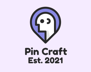 Pin - Man Location Pin logo design