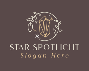 Diamond Wreath Stars logo design