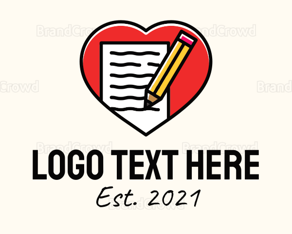 Love Letter Writing Logo