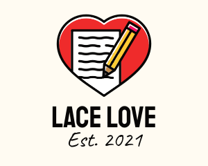 Love Letter Writing logo design