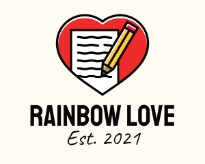 Love Letter Writing logo design