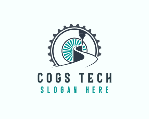 Cogs - Industrial Laser Cutting Machinery logo design