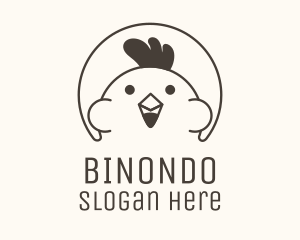 Barn - Cute Chicken Poultry logo design