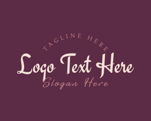 Classic Feminine Wordmark Logo