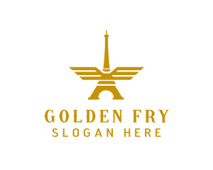 Golden Tower Wings logo design