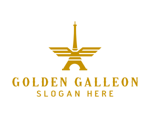 Golden Tower Wings logo design