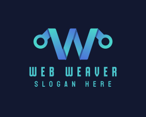 Web Developer Letter W logo design